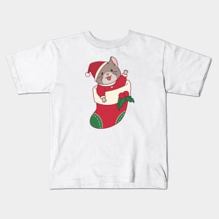 Cute Christmas mouse Kids T-Shirt